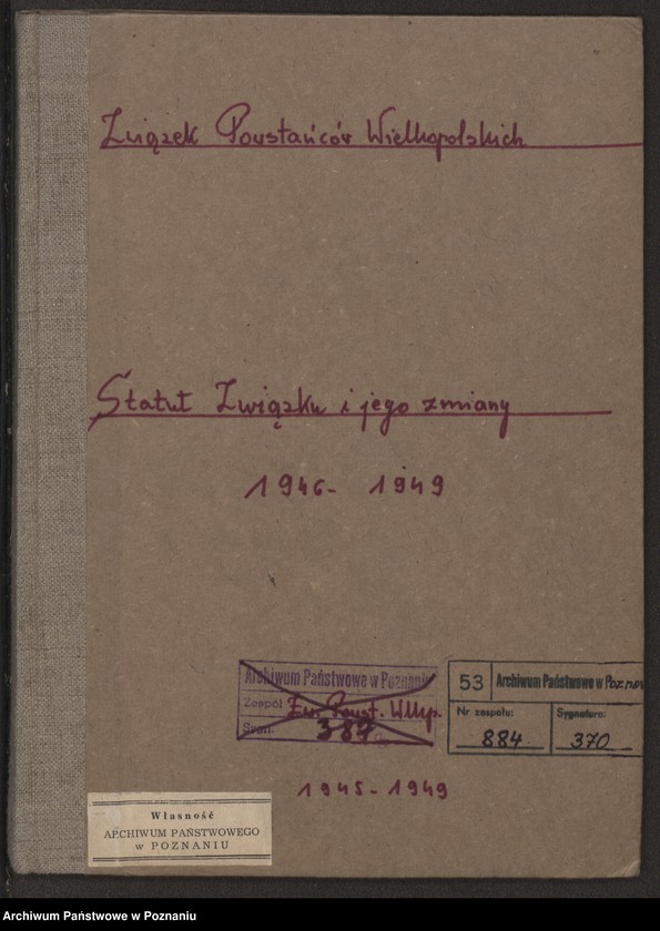 Obraz 3 z jednostki "Statut Związku i jego zmiany."