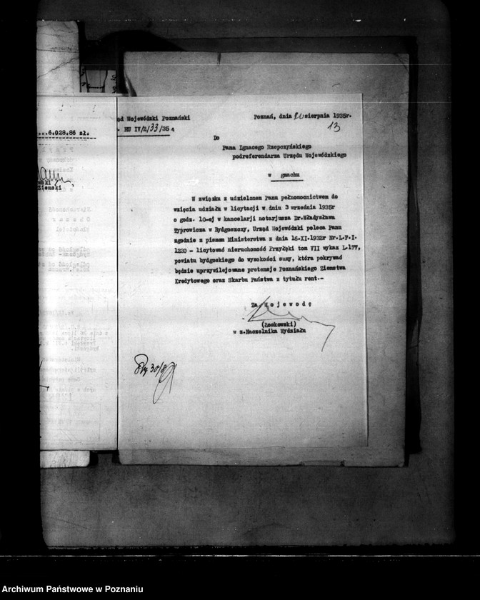 Obraz 17 z jednostki "Majętności Potulice powiatu bydgoskiego przymusowy przetarg"