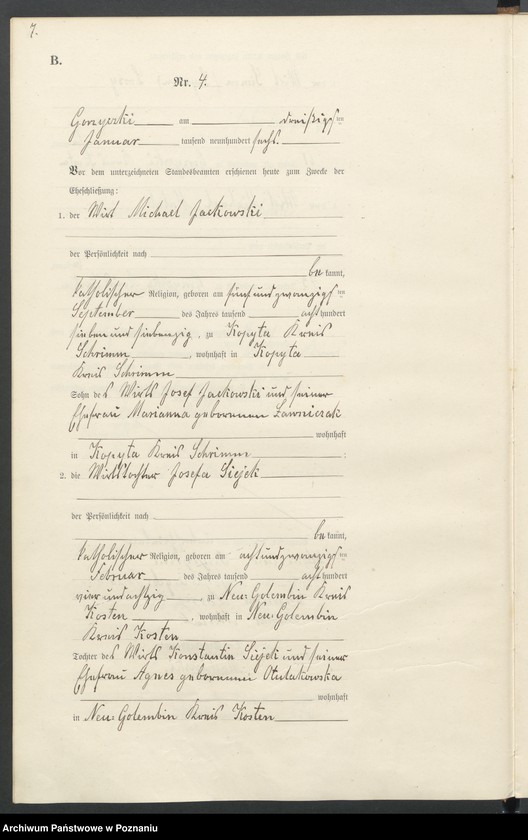 Obraz 9 z jednostki "Heiraths-Haupt-Register"