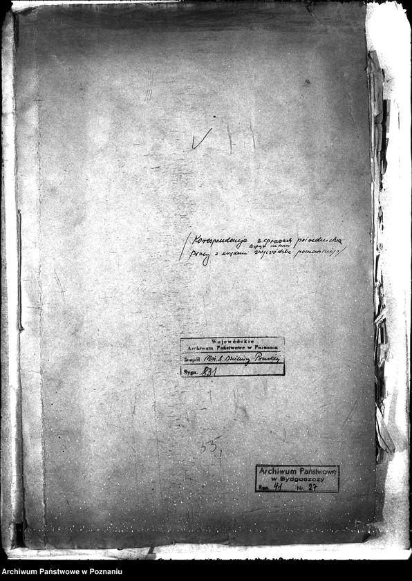 Obraz 4 z jednostki "Korespondencja w sprawach pośrednictwa pracy z wojew. pomorskim"