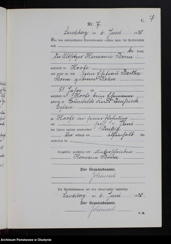 image.from.unit.number "Sterbe-Neben-Register Nr 1 - 18 [ Księga zgonów - wtóropis ]"