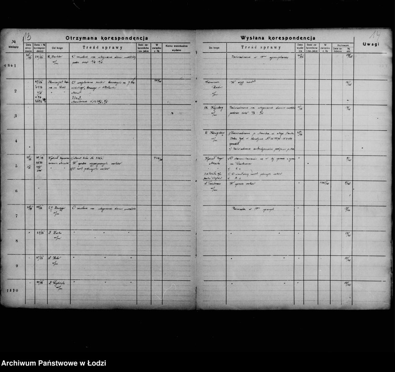Obraz 11 z jednostki "[Dziennik korespondencyjny]"