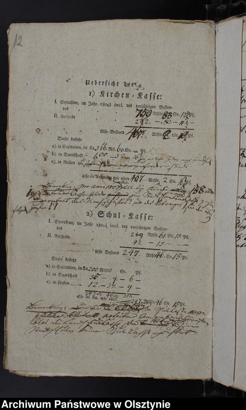 image.from.unit.number "Dienst Emolumenten u. Bonification-Tabelle u. Korrespondente"
