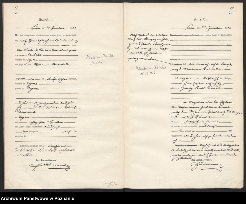 Obraz 12 z jednostki "Księga miejscowa zgonów"