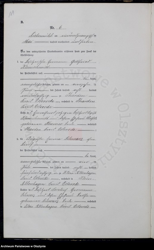 image.from.unit.number "Heiraths-Neben-Register Nr 1 - 27"