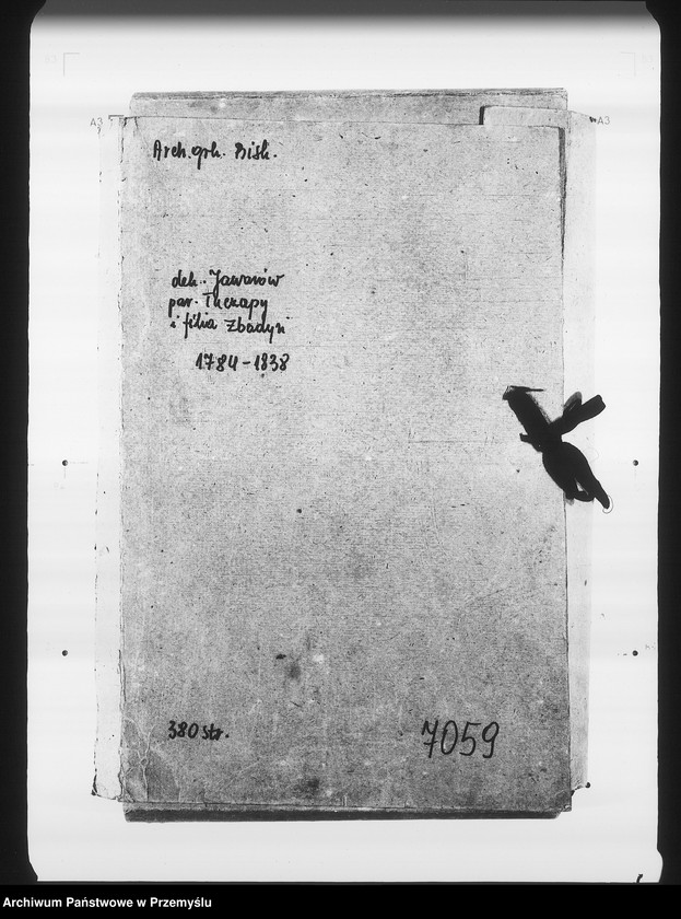 Obraz 4 z jednostki "[Kopie ksiąg metrykalnych parafii Tuczapy z filią Zbadyn (dekanat Jaworów)]"