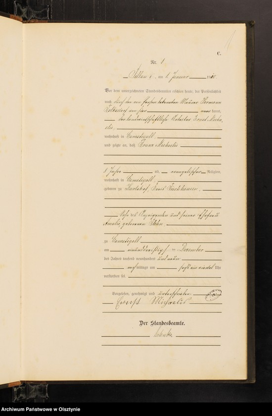 image.from.unit.number "Sterbe-Haupt-Register Nr 1 - 76 i 1 - 82"