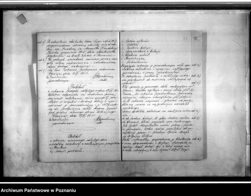 Obraz 14 z jednostki "Protokolarz zebrań, statut"