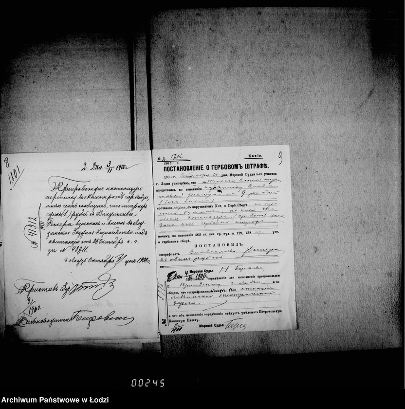 Obraz 12 z jednostki "O vzyskanji gerbovych štrafov"