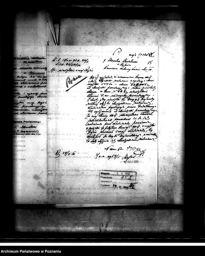 Obraz 20 z jednostki "Wyłączenie z art. 5 ustawy o wykonaniu reformy rolnej majątku Rojów powiatu ostrowskiego"