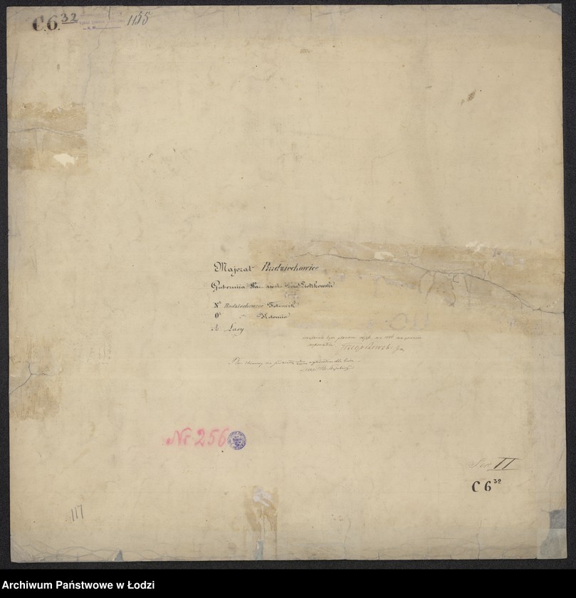 Obraz 10 z jednostki "Pieroworys Urządzenia Majoratu Radziechowice składający się z folwarków Radziechowice i Dąbrówka, Kolonii Radziechowice Brodowe i Dąbrowka, osady Czerkowizna, młyna Klekot oraz lasów przyległych ..."