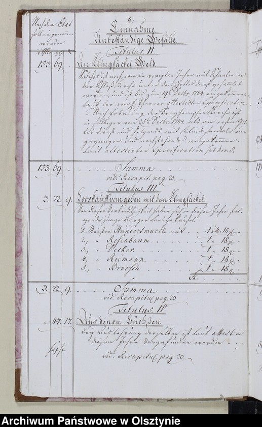 image.from.unit.number "Kirchen-Rechnung über Einnahme und Ausgabe"