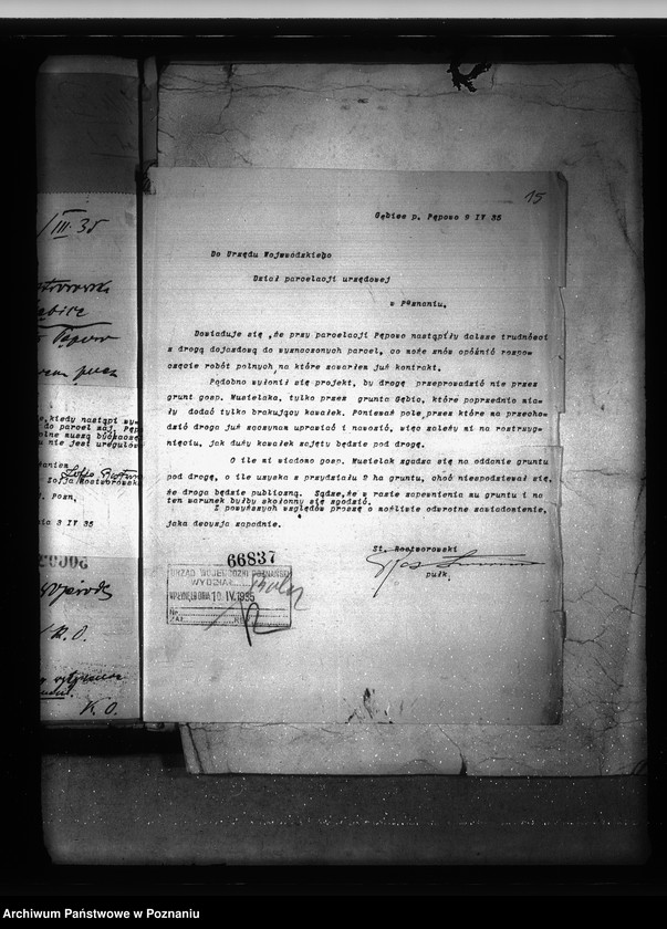 Obraz 19 z jednostki "Sprawy przewłaszczeniowe majątku Pępowo powiatu gostyńskiego"