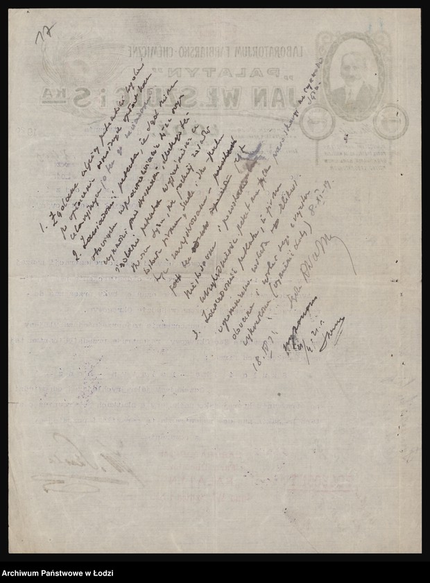 Obraz 19 z jednostki "Jan Władysław Szulc i S-ka- fabrykacja barwników"