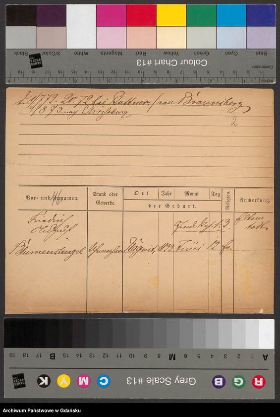 image.from.unit.number "Karty meldunkowe: Blumenstengel - Boedcke"