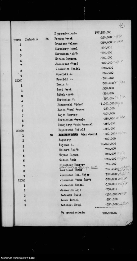 Obraz 16 z jednostki "Rejestr poborczy"