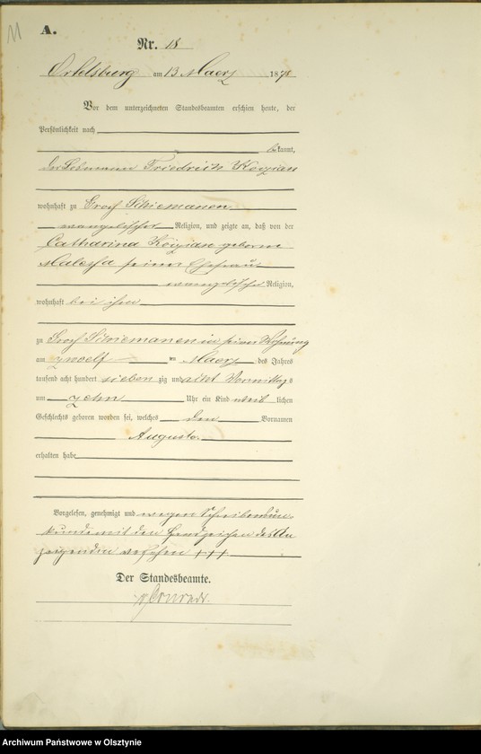 image.from.unit.number "Geburts-Haupt-Register Nr 1 - 73"