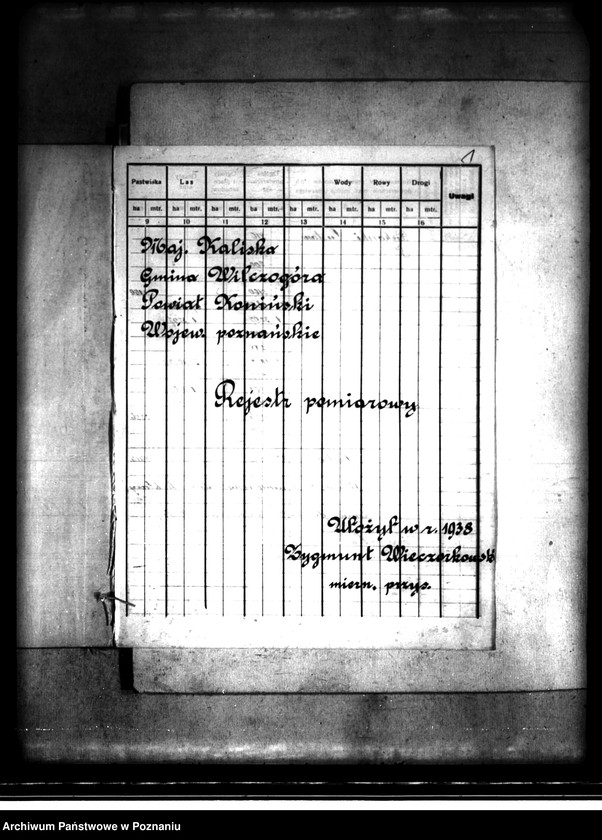 Obraz 5 z jednostki "Rejestr pomiarowy części gruntów majątku Kaliska"