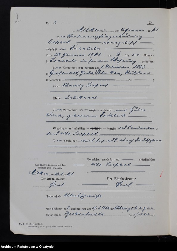 image.from.unit.number "Sterbe-Zweitbuch Nr 1 - 23"