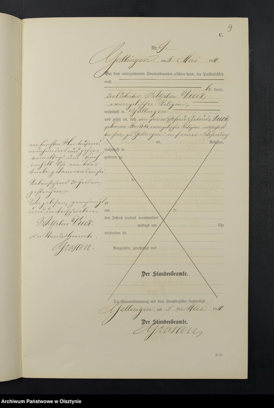 image.from.unit.number "Sterbe-Neben-Register Nr 1 - 27"