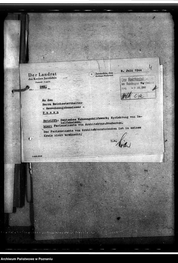 Obraz 9 z jednostki "Studenteneinsatz während der Semsterferien am Behelfsheimbau"