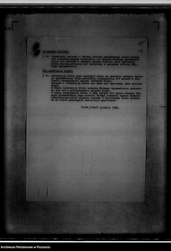 Obraz 18 z jednostki "Klub Sportowy,,Pogoń" w Środzie"