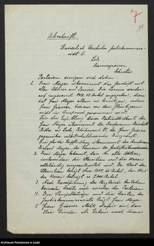 Obraz 13 z jednostki "L. Schollc i S-ka- magazyn robótek ręcznych"