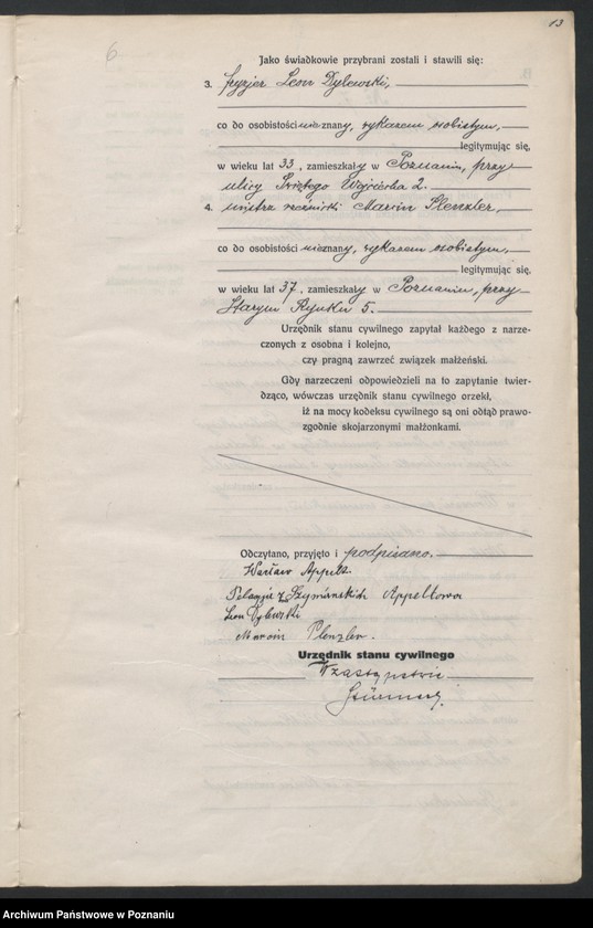 image.from.unit.number "Księga miejscowa małżeństw tom I [Rejestr główny małżeństw]"