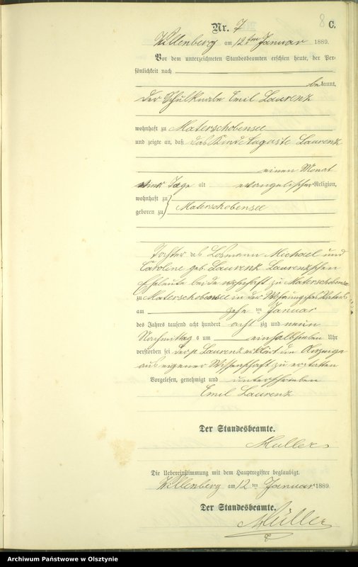 image.from.unit.number "Sterbe-Neben-Register Nr 1 - 174"