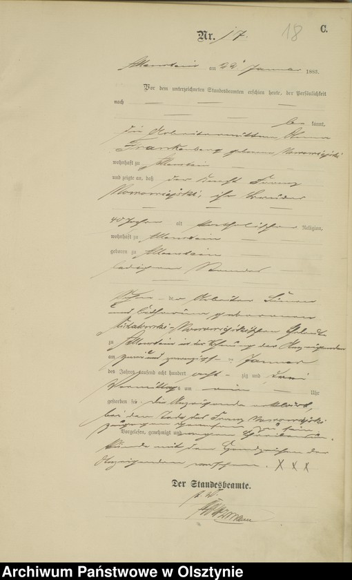 image.from.unit.number "Sterbe-Haupt-Register Nr 1 - 279"