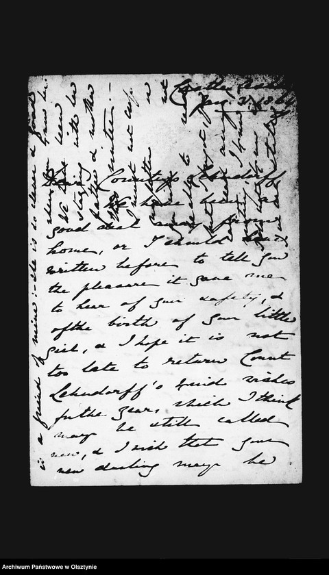 image.from.unit.number "/Margaret Child, Florence Compton, Georgina Vesly aus Abbey Leix- Ireland, Alice E. Pocklington, Constance de Tracy Gould u. a. Kusinen mit Fragmenten ohne Unterschrift an Anna Gfin Lehndorff geb. Hahn/"