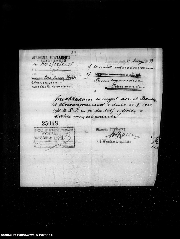 Obraz 18 z jednostki "/Towarzystwo Gimnastyczne Sokół w Wrzeszczynie powiat Czarnków - rejestracja/"