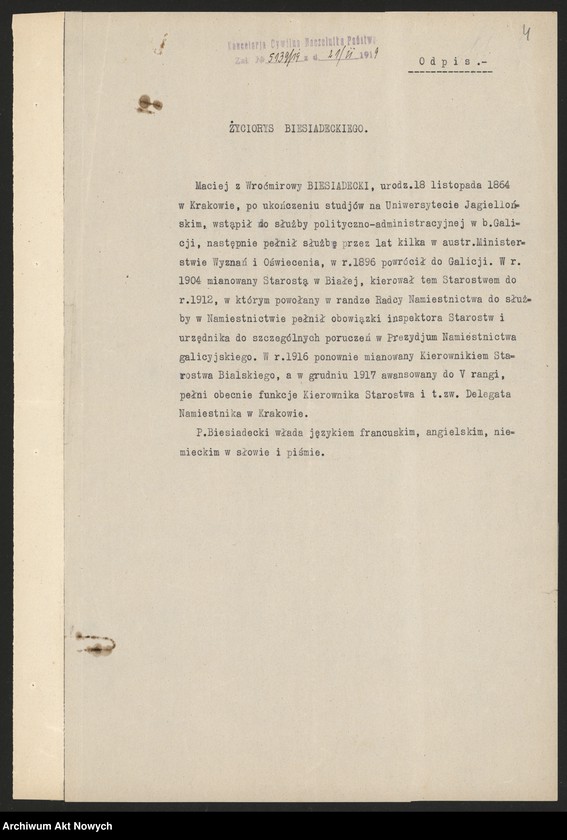 image.from.unit.number "Nominacje i dymisje Komisarzy Generalnych Rządu dla Galicji, Śląska, Spisza, Górnej Orawy oraz Gdańska"