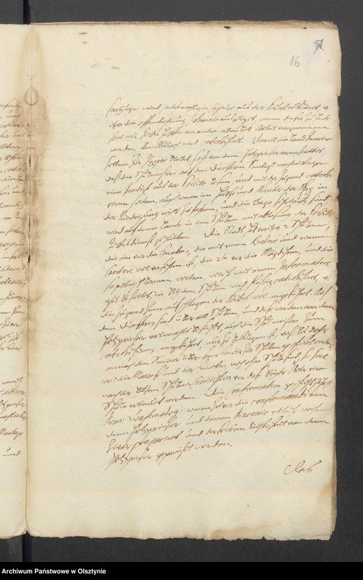 image.from.unit.number "Copia der geführten Kirchen Visitstions Recesse der Ämter Marienwerder [Kwidzyn] Schönberg [Szymbark] und Deutsch Eylau [Iława] de Anno 1738"