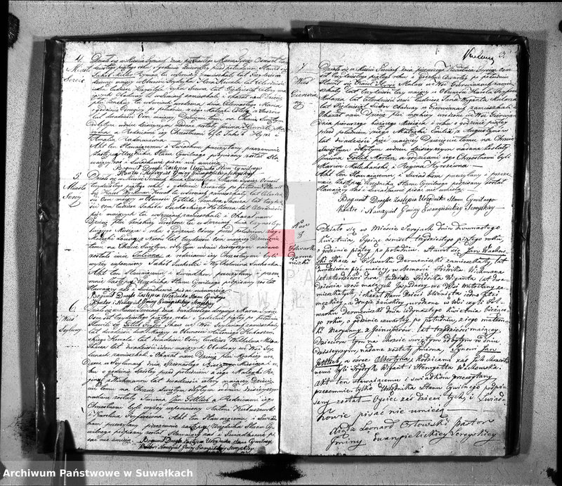 image.from.unit.number "Księga Duplikat Urodzonych, Zaślubionych i Zeszłych Urzędnika Stanu Cywilnego Parafii Ewangelickiey Sereyskiey na Rok 1835"