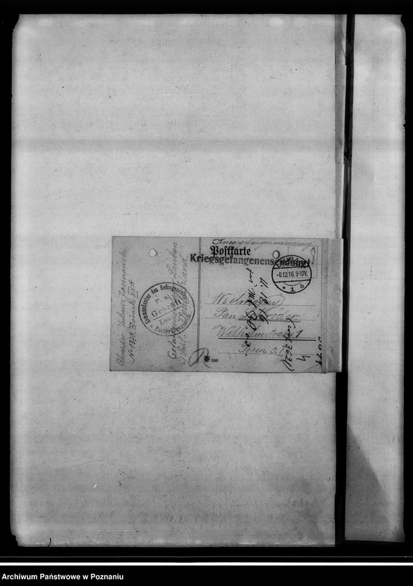 Obraz 13 z jednostki "Korespondencja - listy jeńców wojennych o pomoc materialną z obozu Laubau."