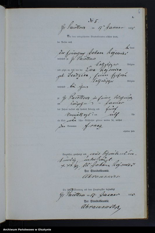 image.from.unit.number "Geburts-Neben-Register Nr 1 - 77"