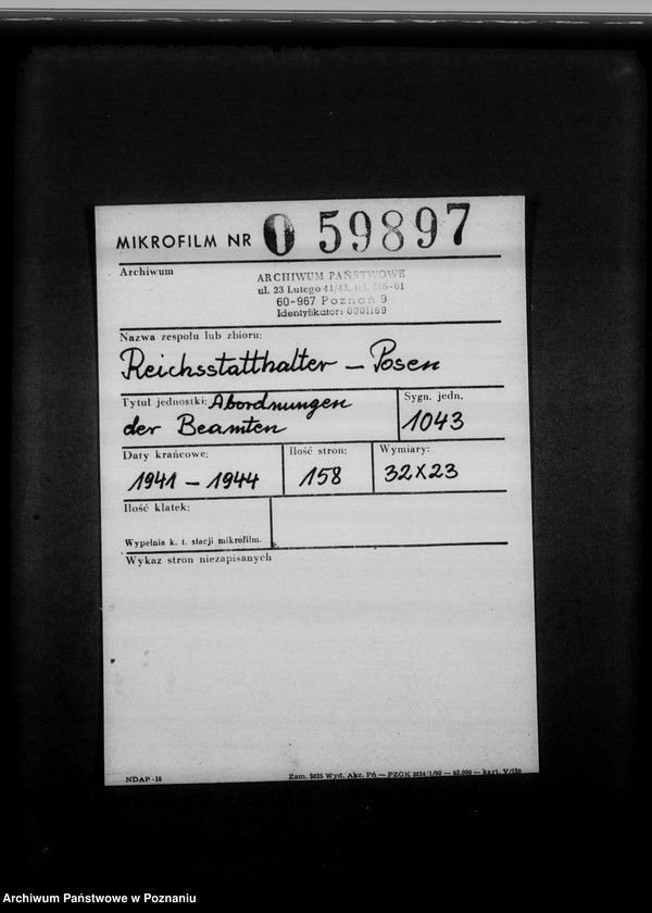 Obraz 2 z jednostki "Abordnung von Beamten"