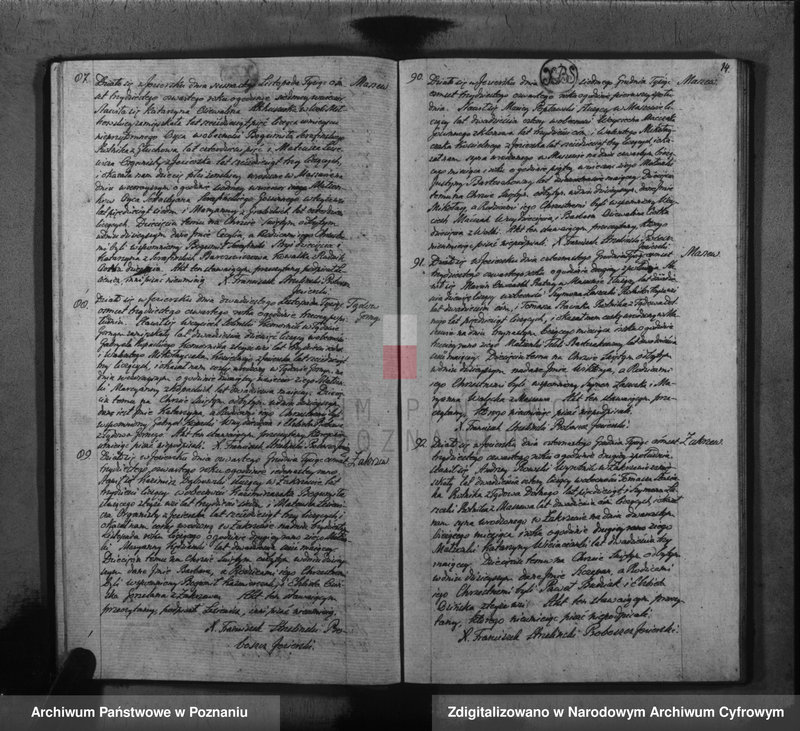 Obraz 16 z jednostki "Akta urodzeń, małżeństw i zgonu"