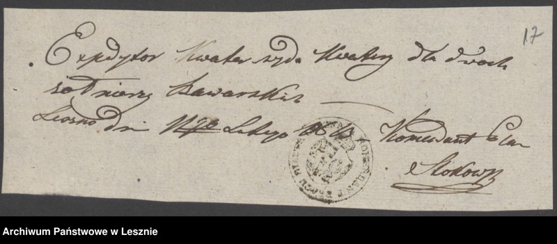 Obraz 20 z jednostki "[Quartierungszettel]"