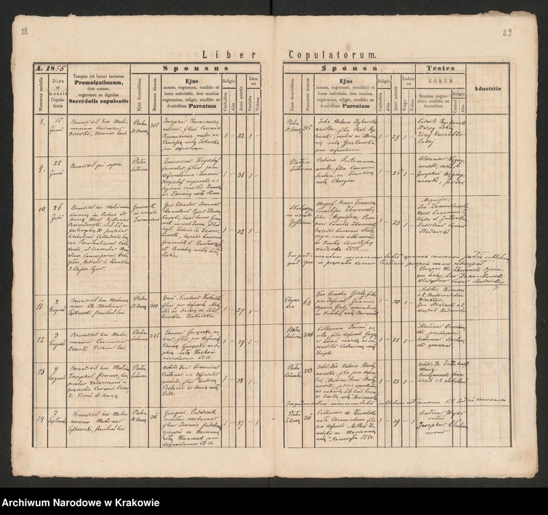 Obraz 18 z jednostki "[Księga małżeństw]"
