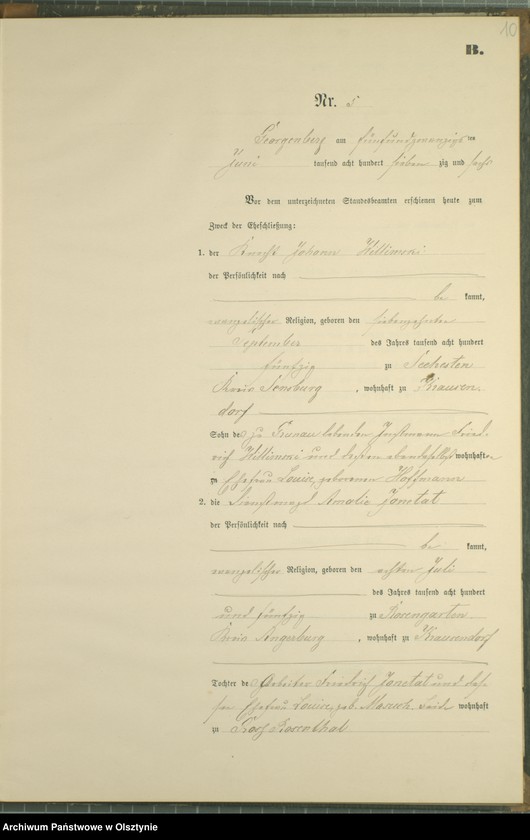 image.from.unit.number "Heiraths-Neben-Register Nr 1 - 9"