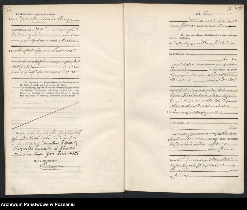 Obraz 16 z jednostki "Księga małżeństw"