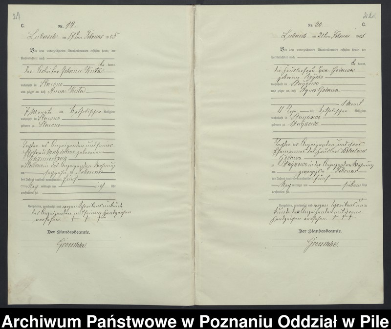 Obraz 14 z jednostki "Księga zgonów"