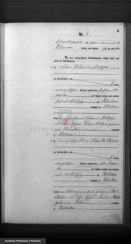 Obraz 11 z jednostki "Księga małżeństw"