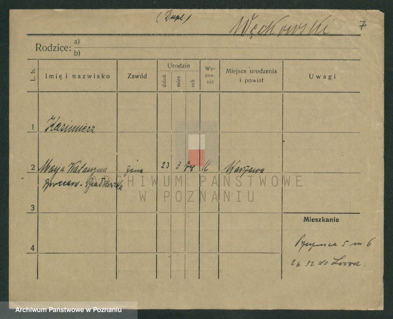 Obraz 17 z jednostki "Węcewicz - Wężykowski"