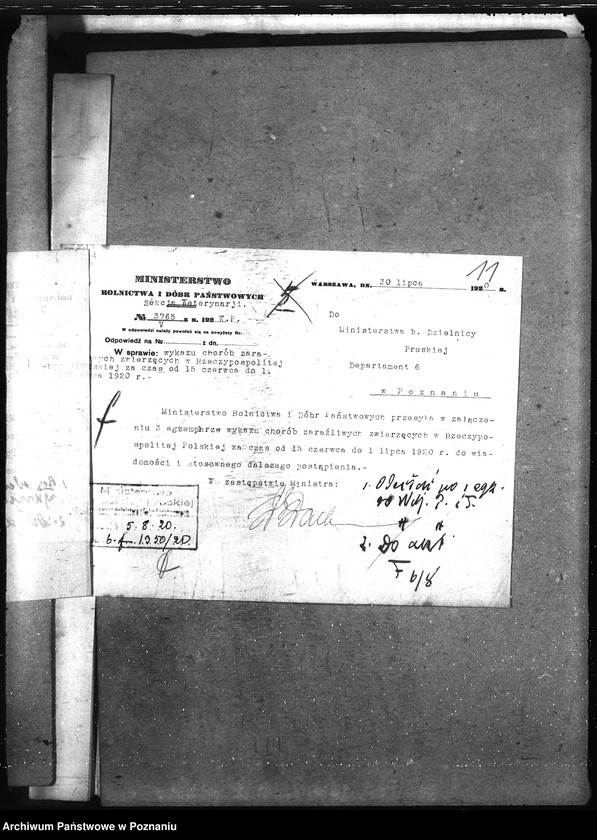 Obraz 15 z jednostki "Wykaz chorób zwierzęcych zaraźliwych w Rzeczypospolitej Polskiej"