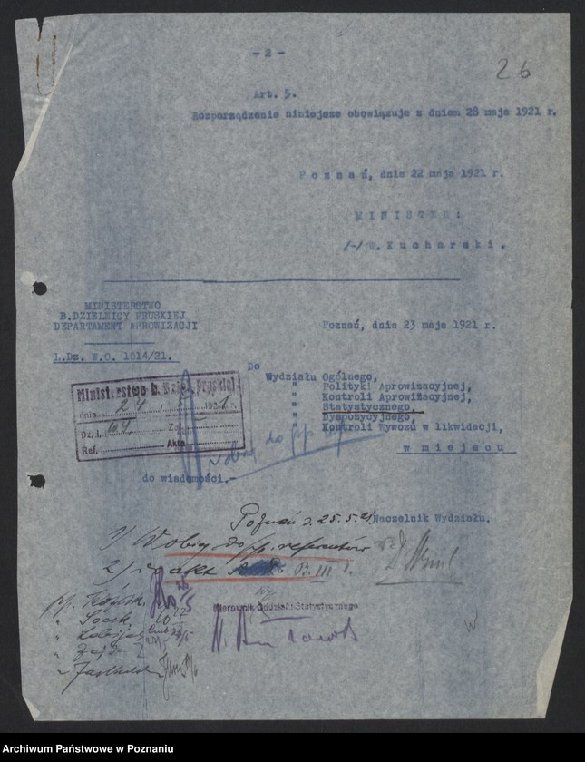 Obraz 18 z jednostki "[Gospodarka ziemniakami, m.in. rozporządzenia władz]"