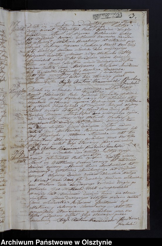 image.from.unit.number "Parafia Grzebsk Duplikat Akta Urodzenia, Zeńścia, Zaślubienia Rok 1840"