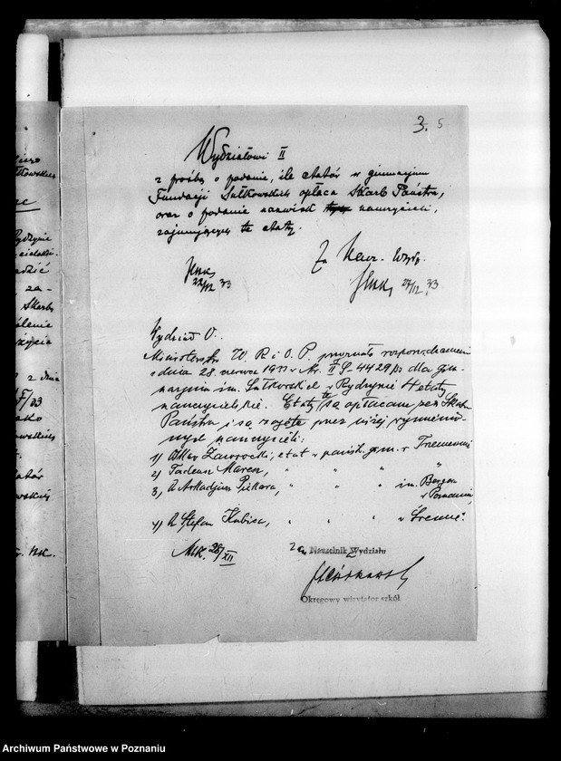 Obraz 8 z jednostki "Prywatne Gimnazjum imienia Sułkowskich- Rydzyna [sprawozdanie z egzaminu dojrzałości z wykazem abiturientów]"